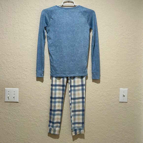 Jaclyn Intimates "Baby it's Warm Inside" Boy's 2 Pcs Pajama Set Christmas Large - Picture 4 of 13
